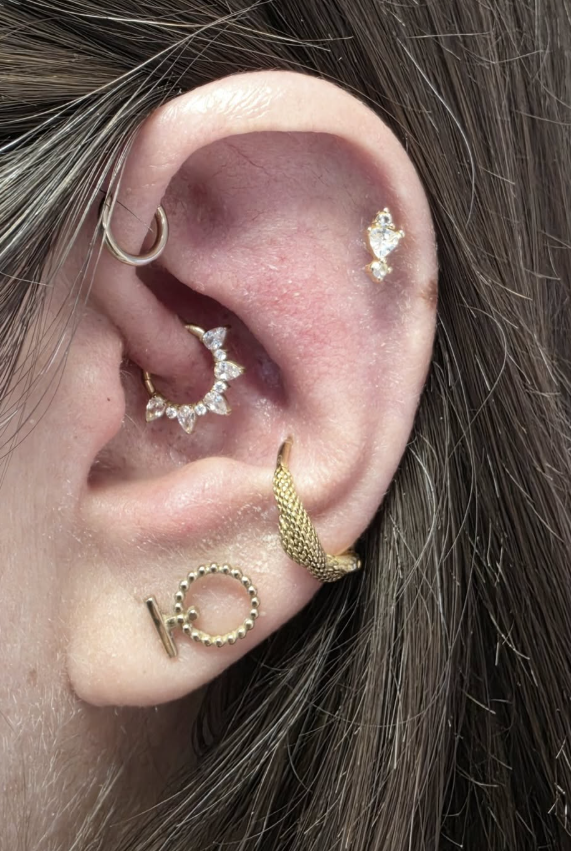 Piercing oreilles et bijoux